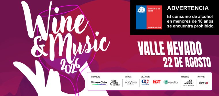 Wine & Music Valle Nevado 2026