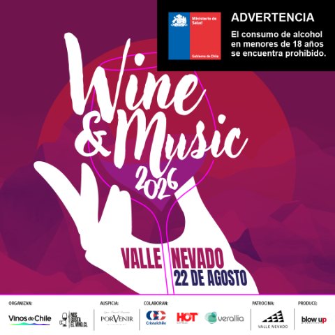 Wine & Music Valle Nevado 2026